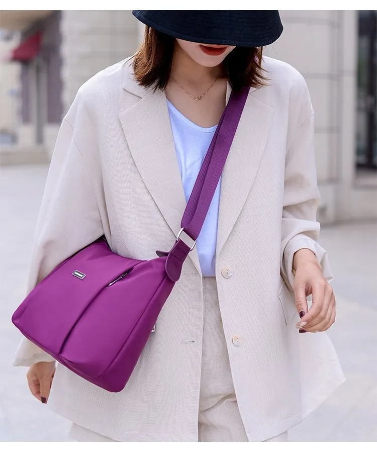 Fashion Oxford Cloth Shoulder Bag Simple Women's Crossbody Bag - Image 11