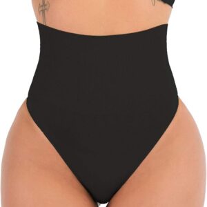 Women’s Slimming Thong Shapewear – High Waist Seamless Tummy Control Panty Shaper