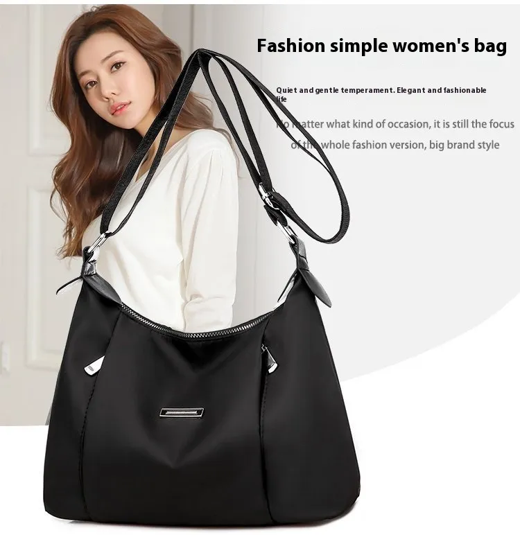 Fashion Oxford Cloth Shoulder Bag Simple Women's Crossbody Bag - Image 4