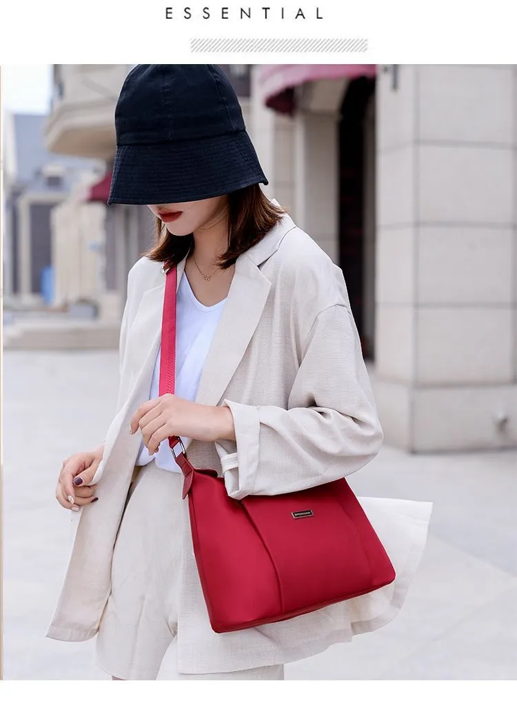 Fashion Oxford Cloth Shoulder Bag Simple Women's Crossbody Bag - Image 12